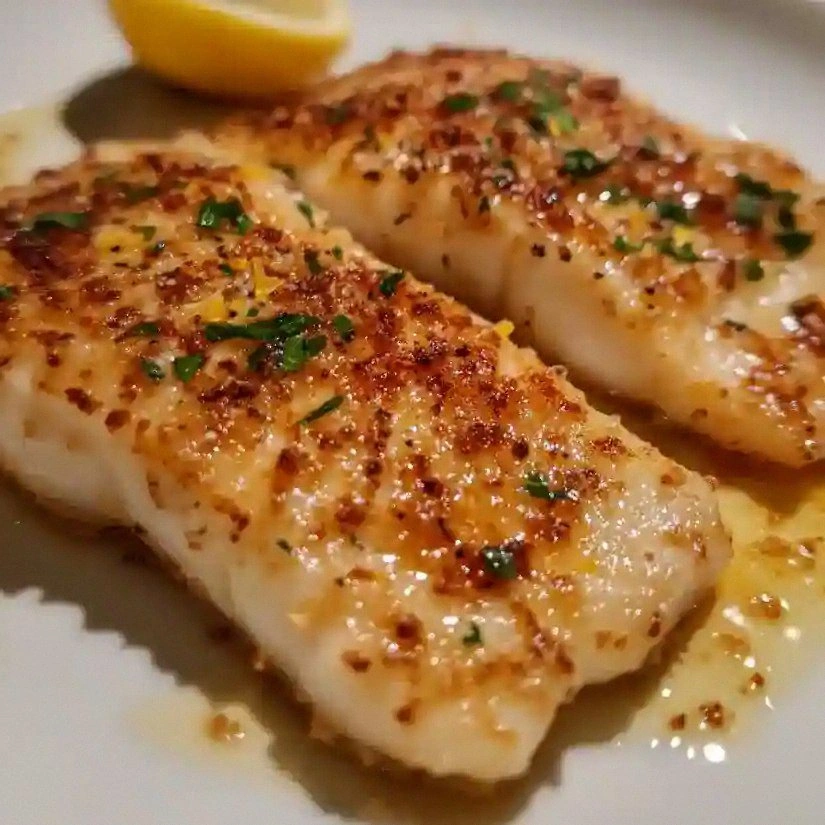 Crispy Pan Fried Tilapia with 