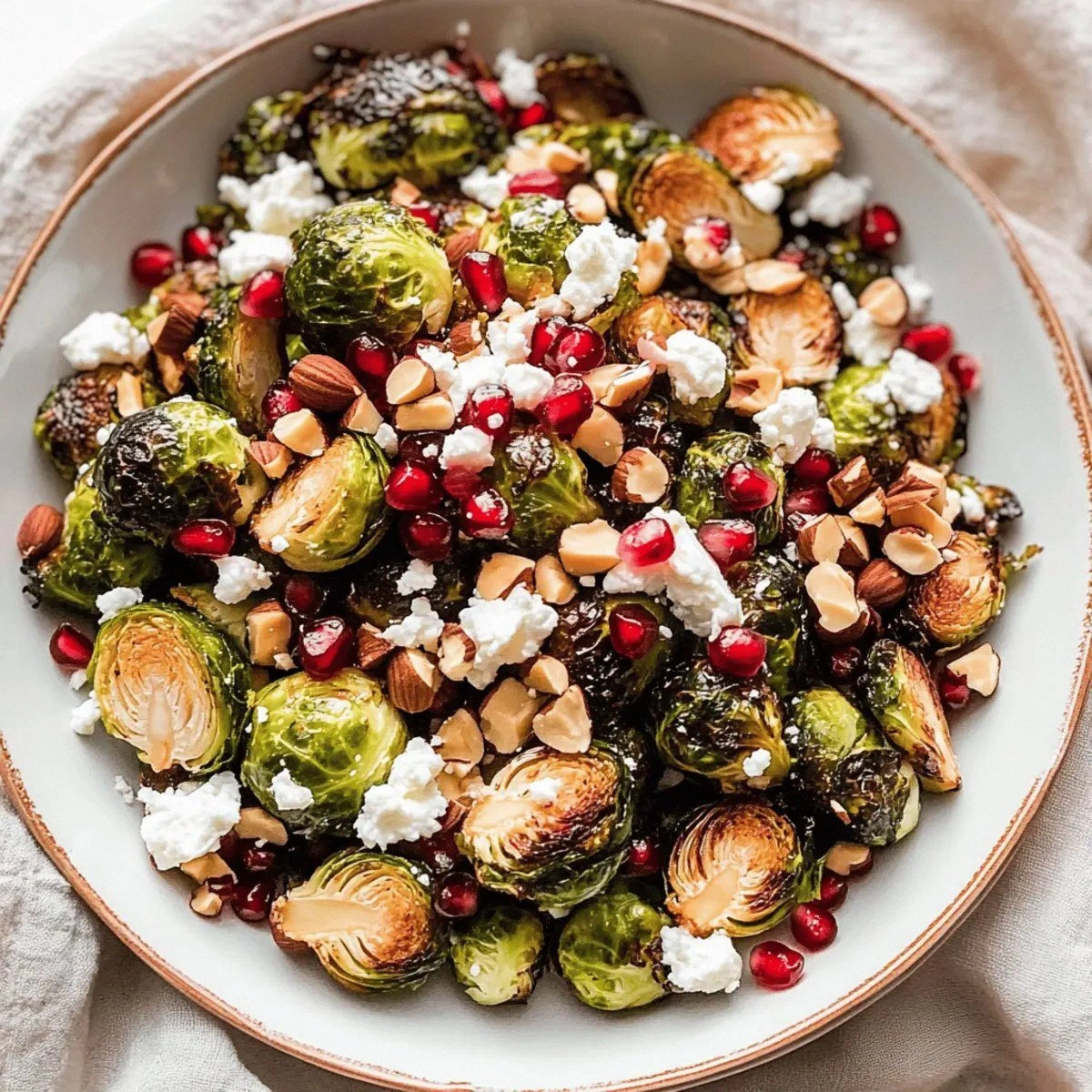 Crispy Pomegranate Brussels Sprouts that Delight Your Senses