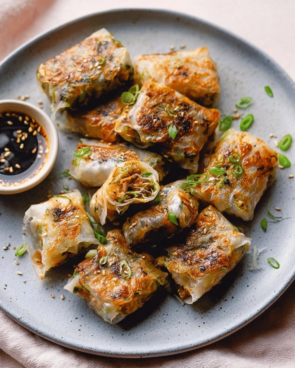 Crispy Rice Paper Dumplings