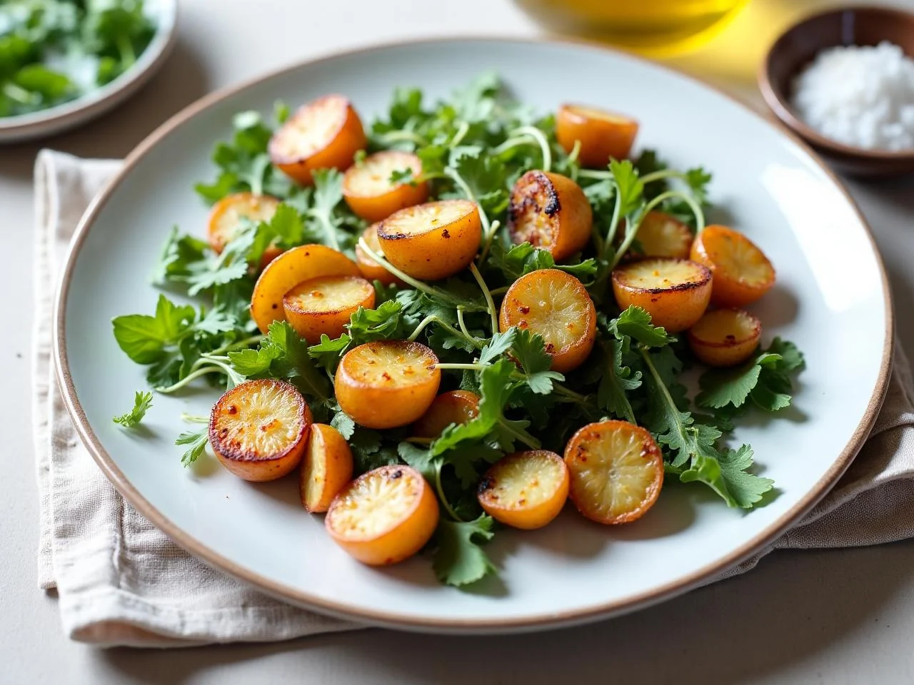 Crispy Roasted Garlic Potatoes
