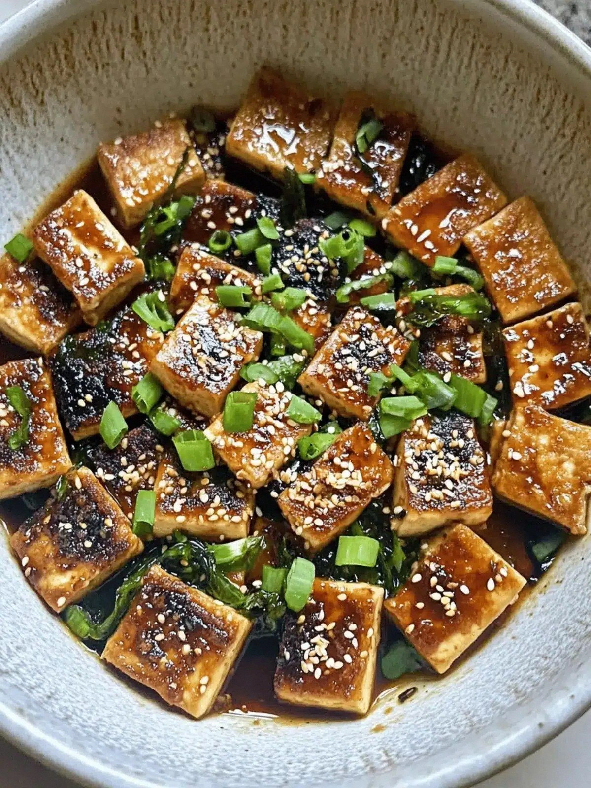 Crispy Seaweed Tofu with Irres