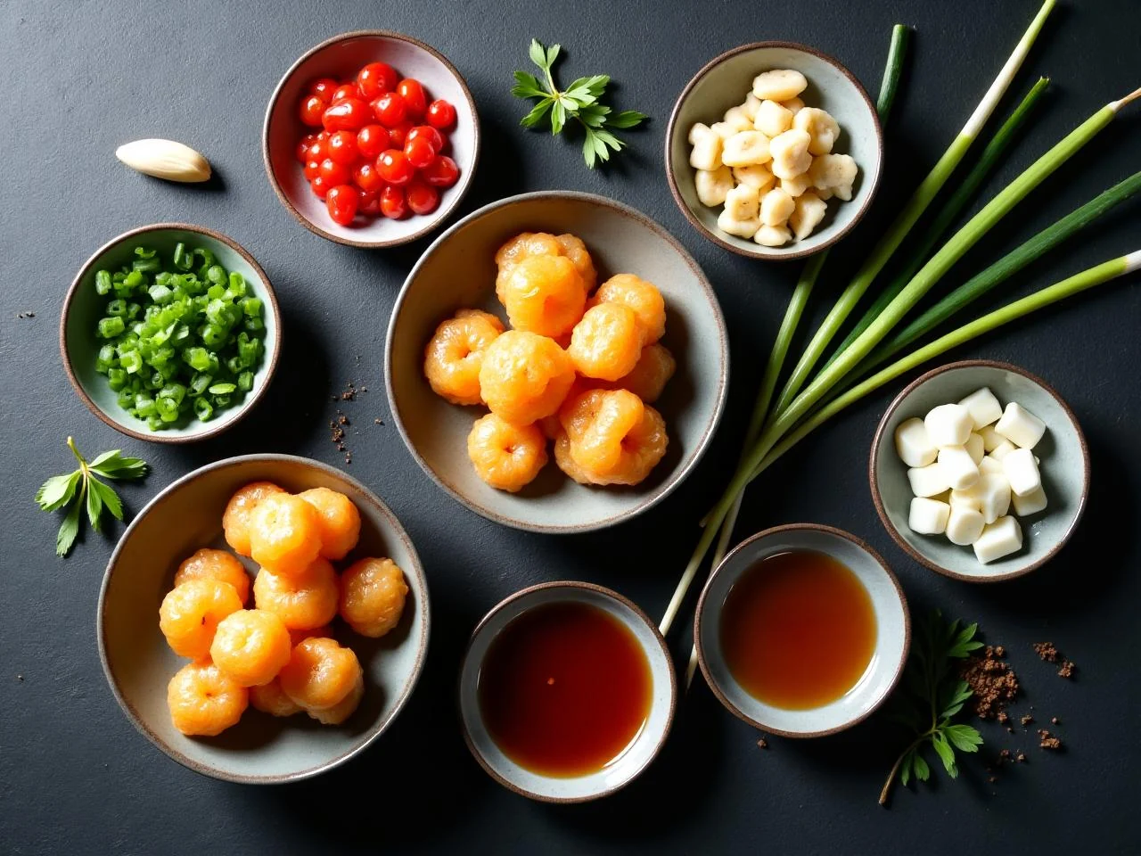 Ingredients for Crispy Shrimp Tempura