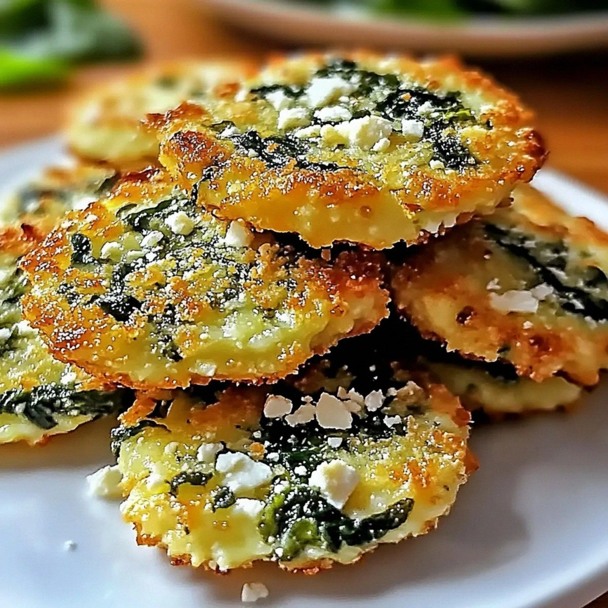 Crispy Spinach and Feta Crisps for Guilt-Free Snacking