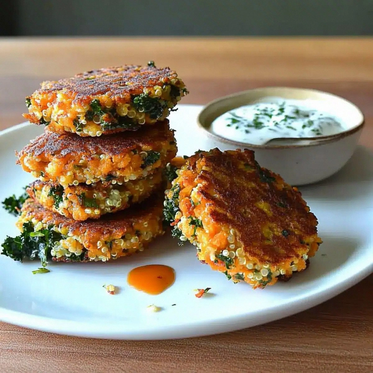 Crispy Sweet Potato Kale and Q