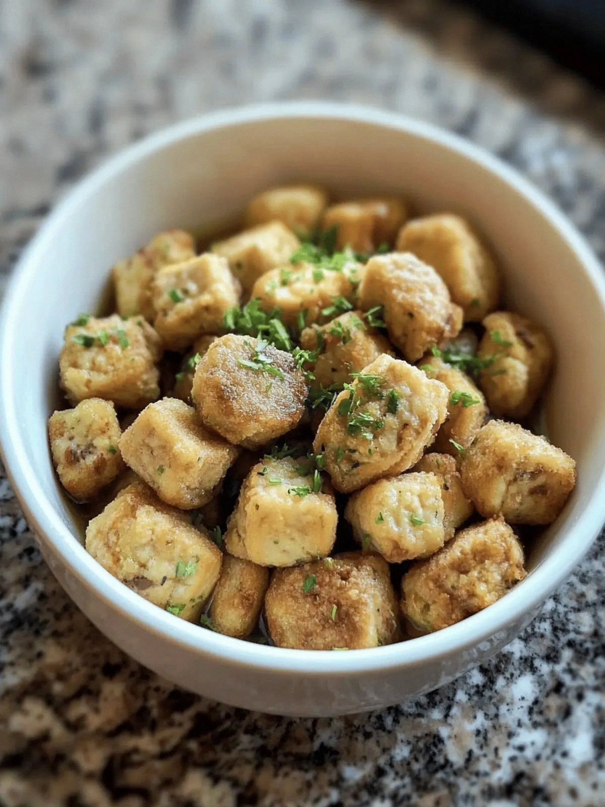 Crispy Taiwanese Popcorn Tofu: