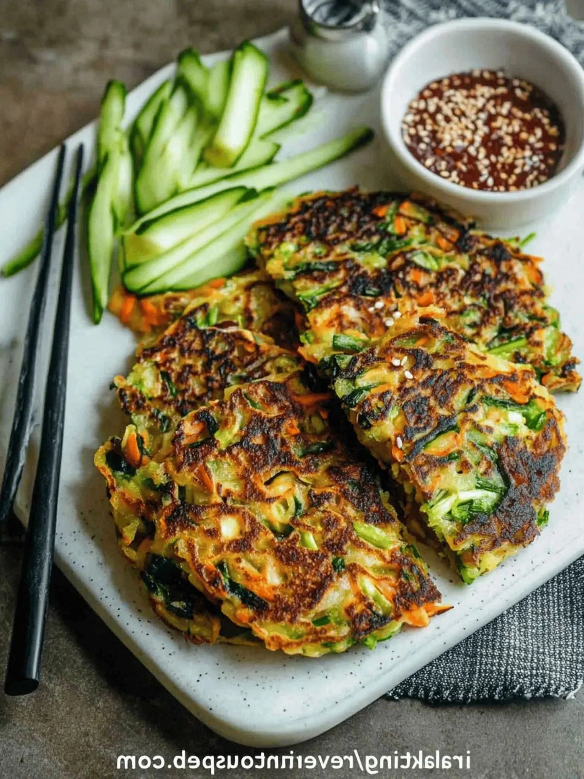Crispy Vegan Yachaejeon: Irres