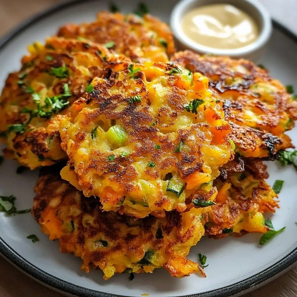 Crispy Vegetable Fritters Reci