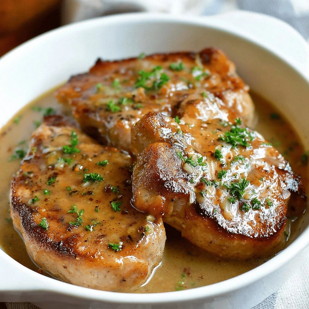Crock Pot Honey Garlic Pork Ch