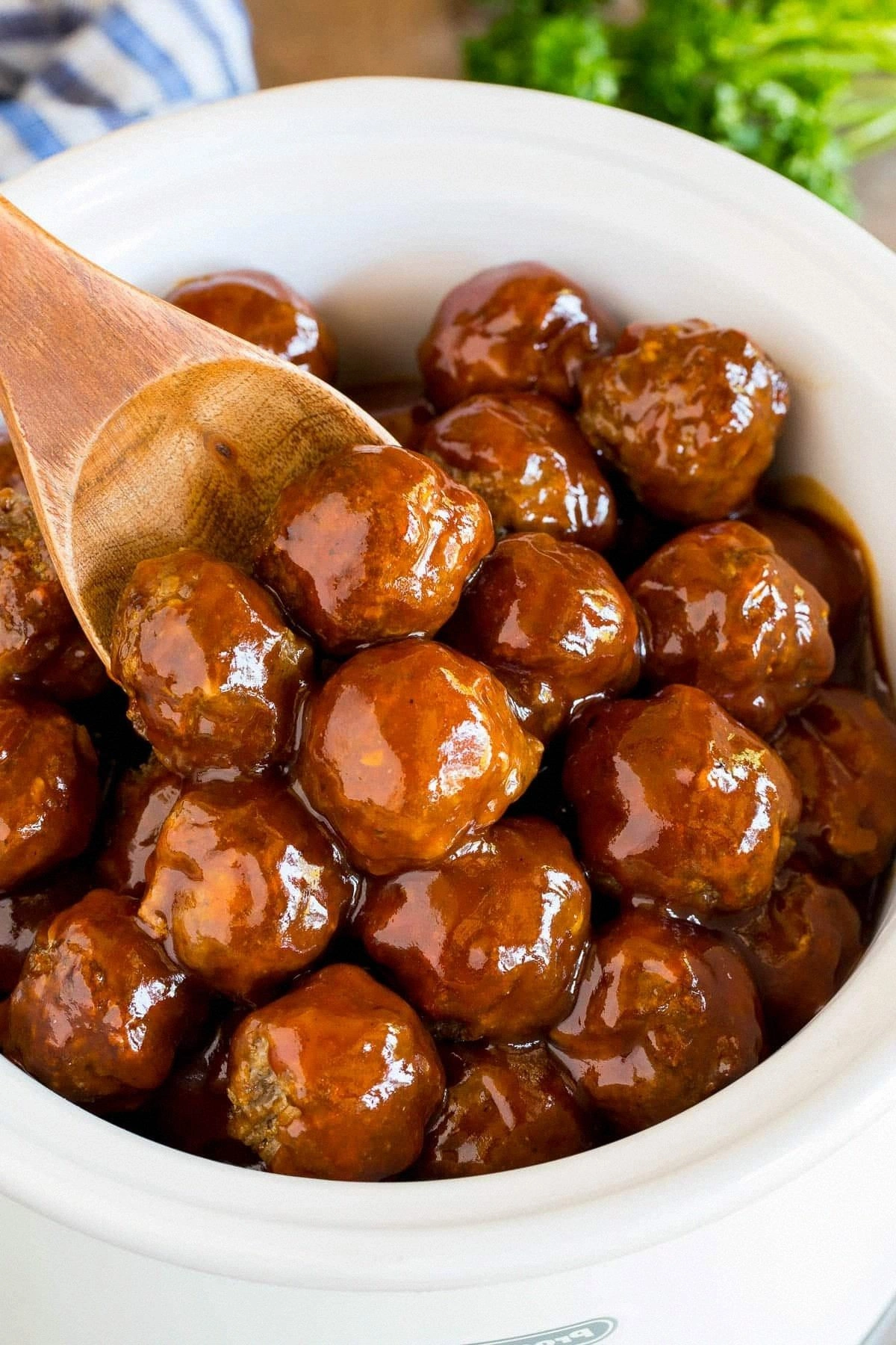 Crockpot BBQ Meatballs