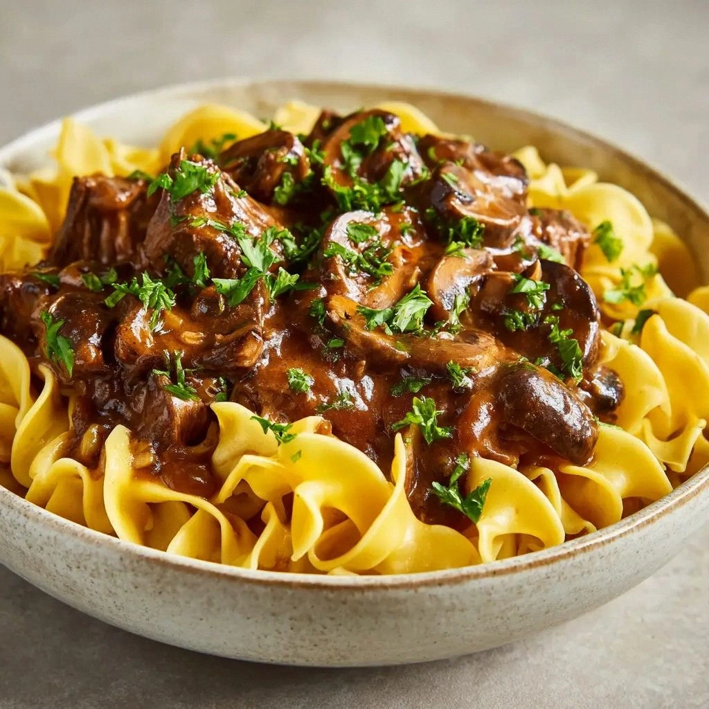 Crockpot Beef Stroganoff: The 