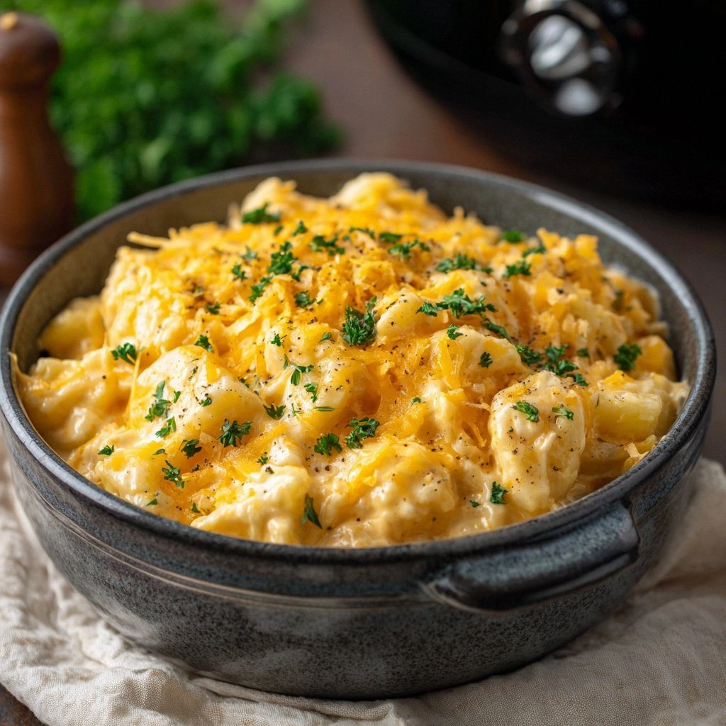 Crockpot Cheesy Potatoes (Easy