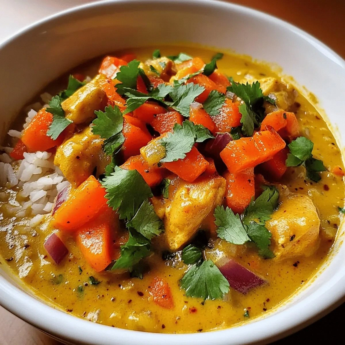 Crockpot Coconut Curry Chicken: Effortless Tropical Comfort
