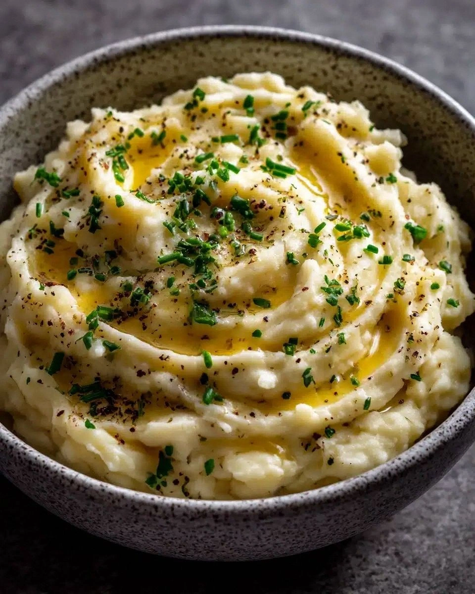 Crockpot Garlic Mashed Potatoe