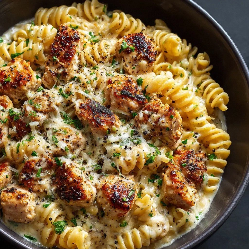 Crockpot Garlic Parmesan Chick