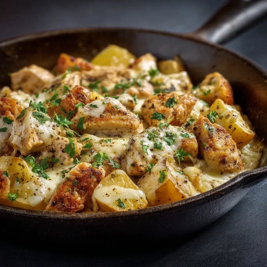Crockpot Garlic Parmesan Chick