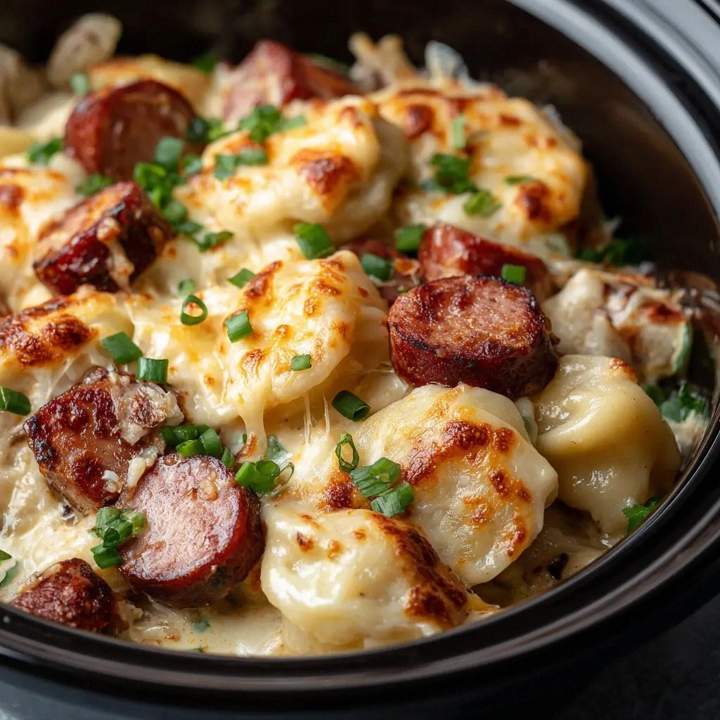 Crockpot Pierogi Casserole: Th
