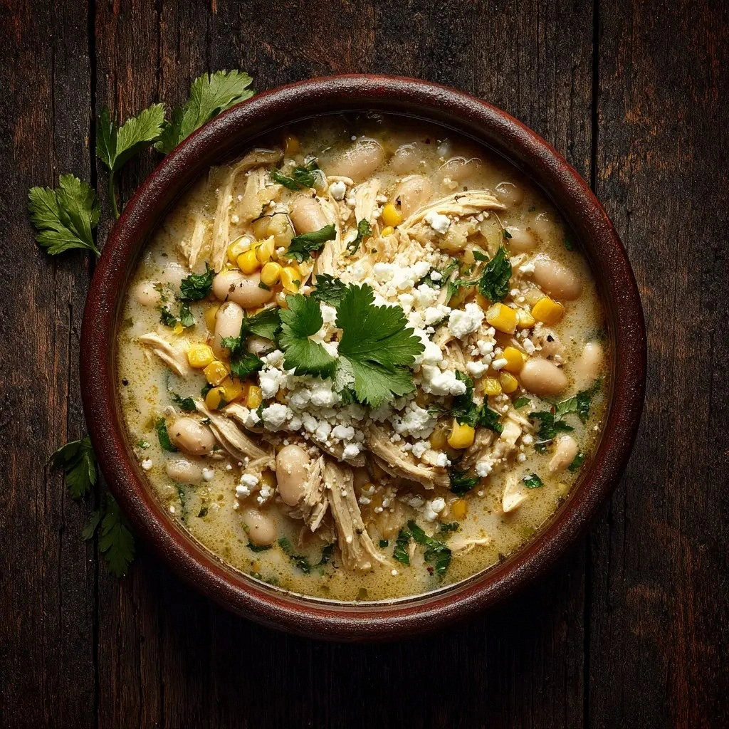Crockpot White Chicken Chili (