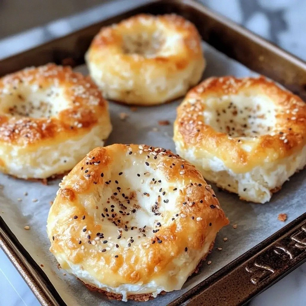 Crusty Keto Bagels Recipe