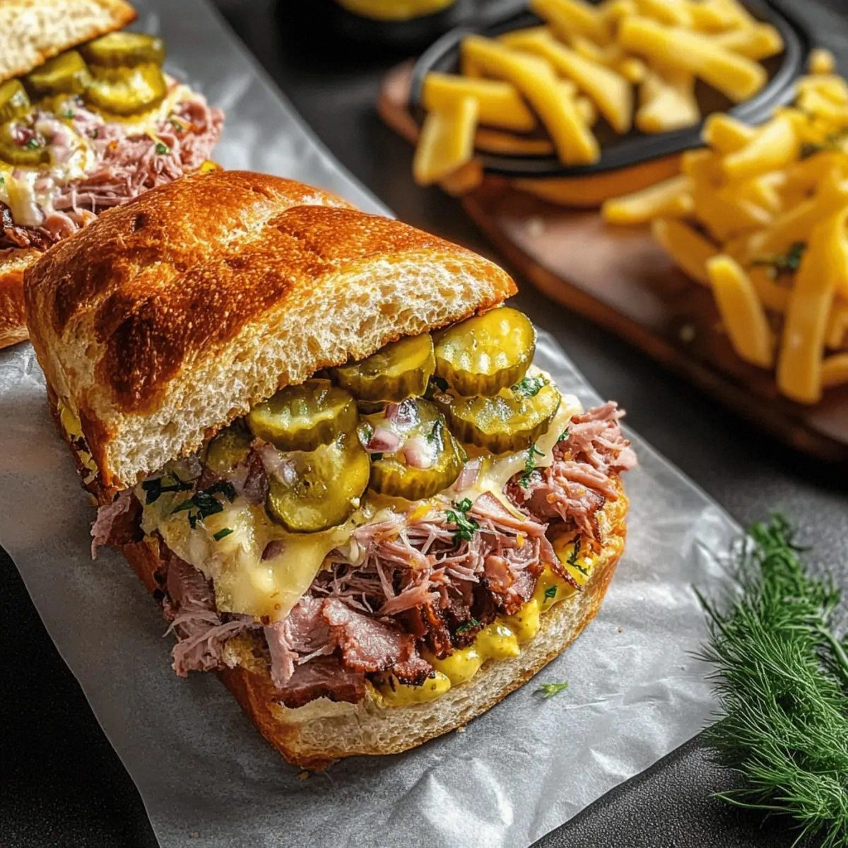 Cuban Garlic Bread Sandwiches: A Savory Twist on Comfort Food