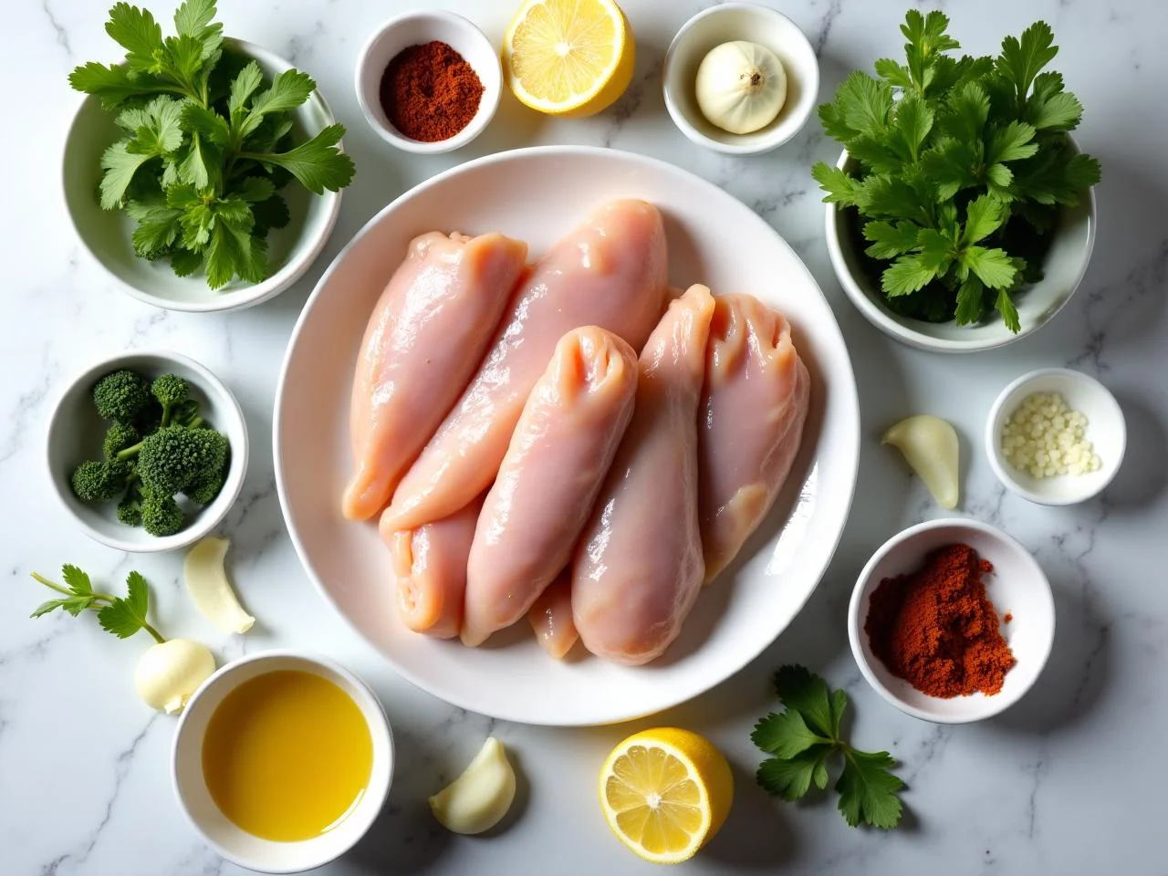 Ingredients for Cuban Grilled Chicken