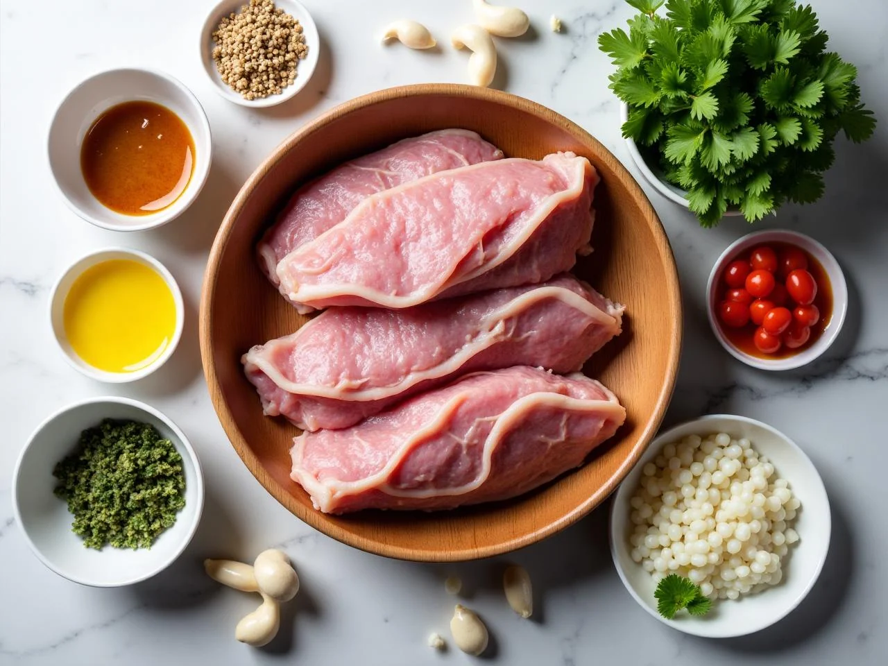 Ingredients for Cuban Style Lechon Asado