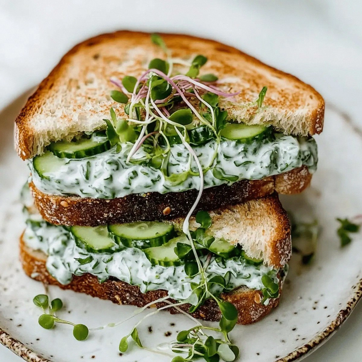 Cucumber Salad Sandwiches: Ref