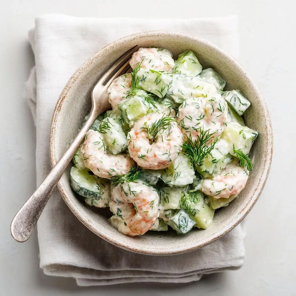 Cucumber Shrimp Salad (The Onl
