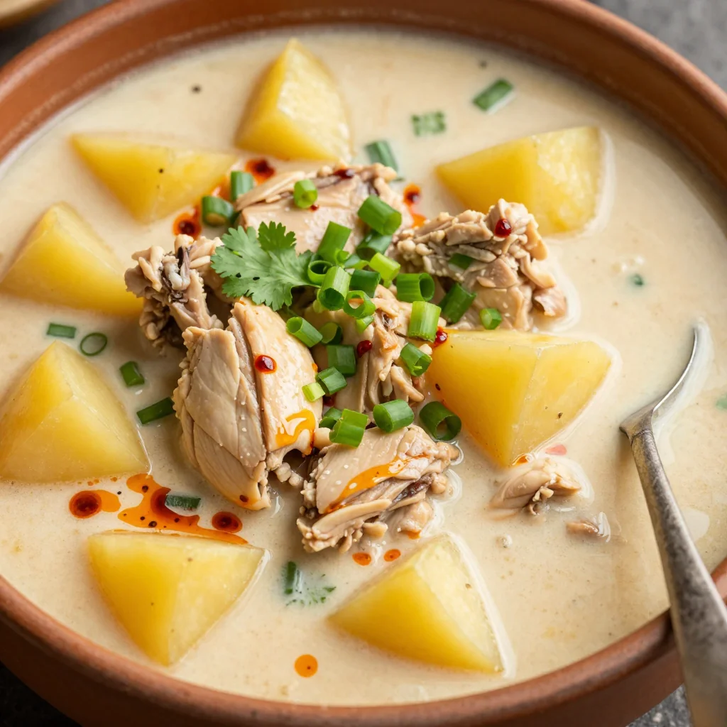 Spicy Chicken and Potato Soup for a Hearty Meal