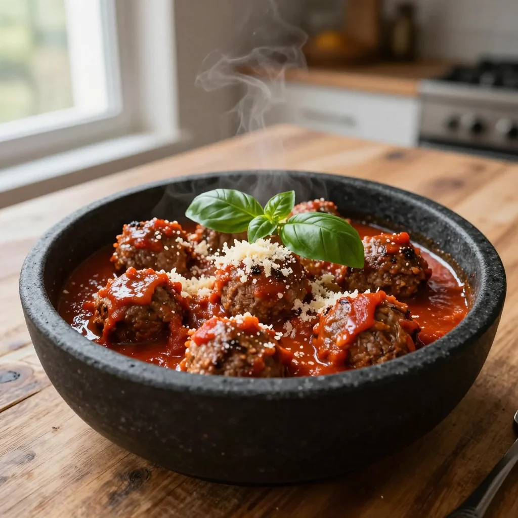 Meatballs with Marinara