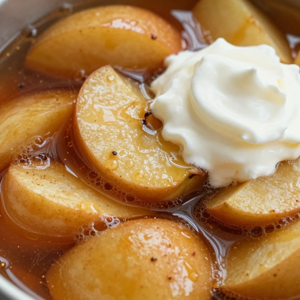 Warm Apple Pie Filling for Quick Desserts and Toppings
