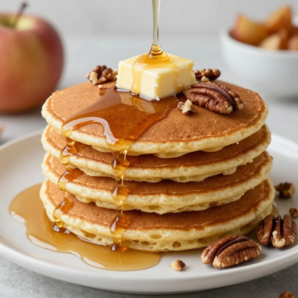Spiced Apple Cinnamon Pancakes That Melt in Your Mouth