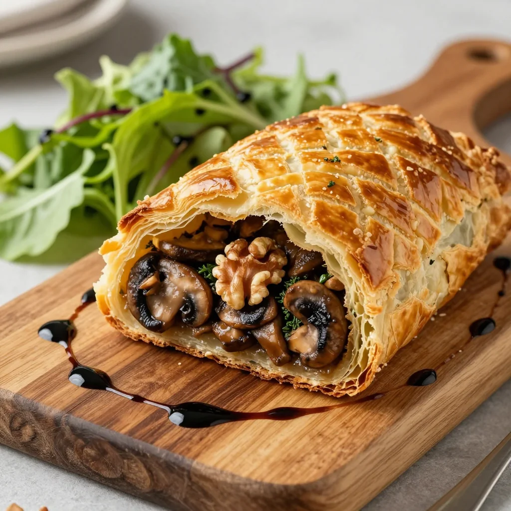 Hearty Vegan Mushroom Wellington For MLK Day