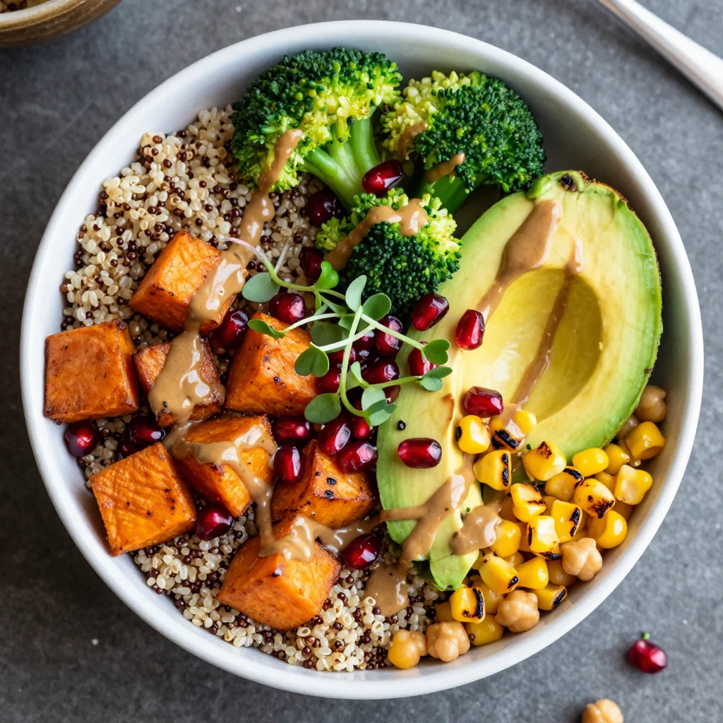 Healthy Quinoa Veggie Bowl for New Year Reset Goals