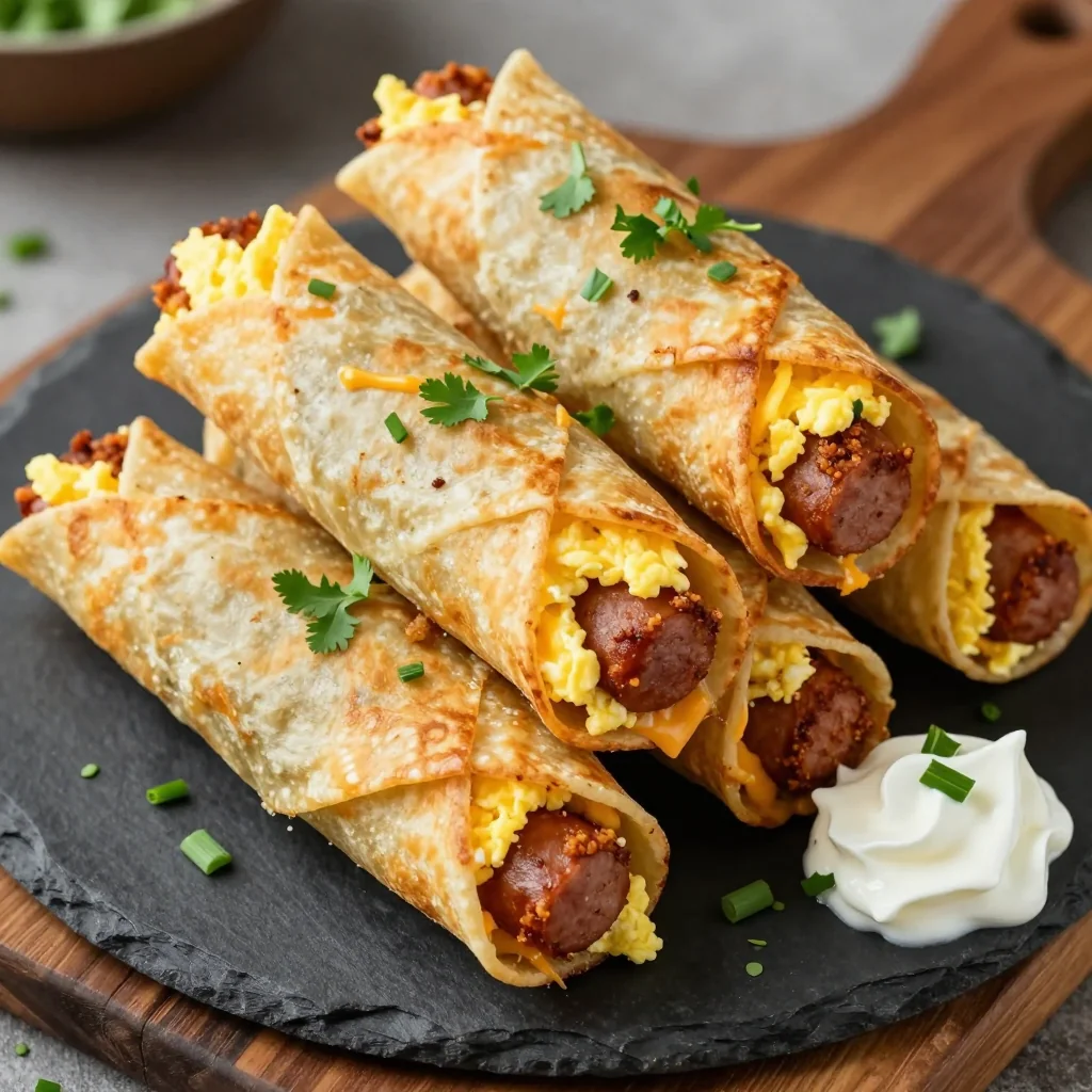 Make-Ahead Breakfast Taquitos for Freezer-Friendly Meal Prep