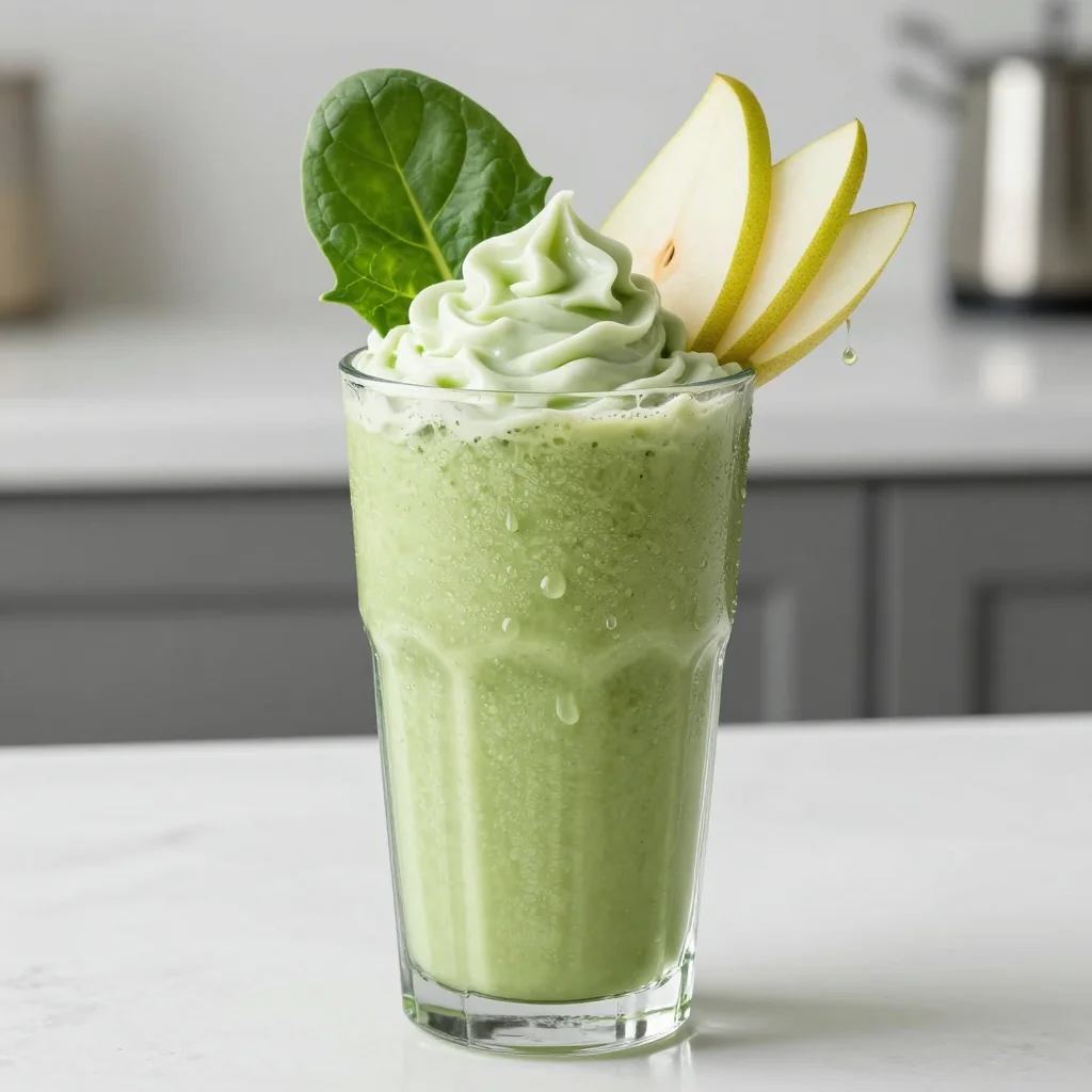 Spinach and Pear Detox Smoothie for a Sweet Cleanse