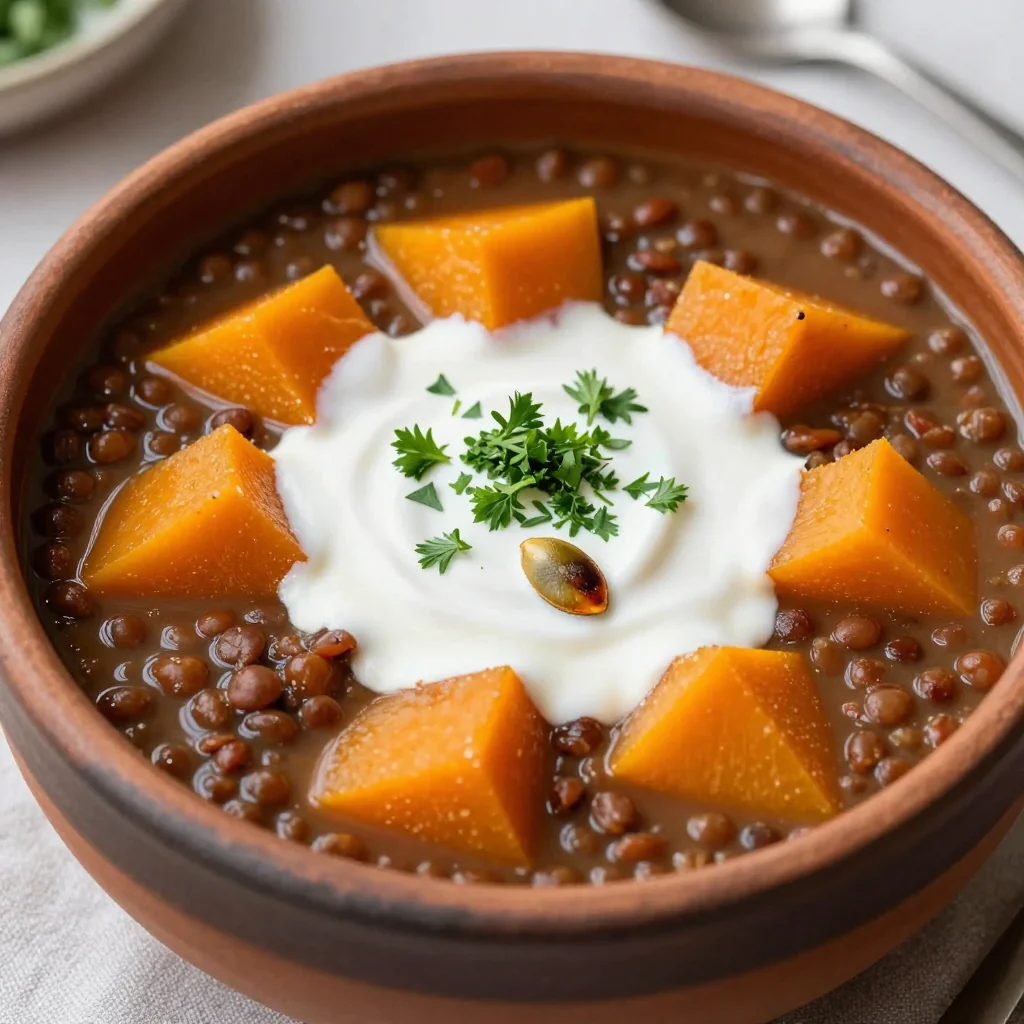 budgetfriendly lentil and winter squash soup for cozy evenings