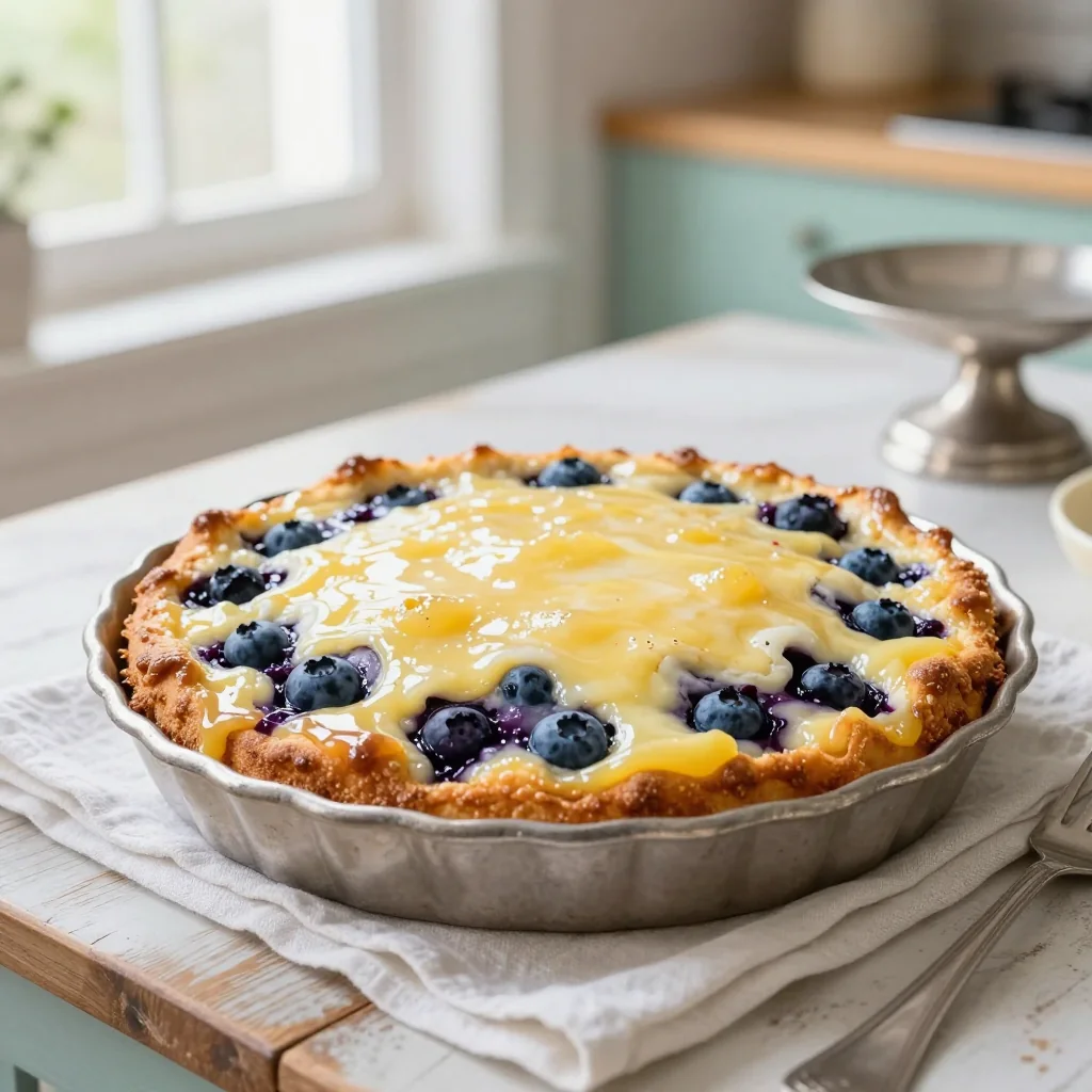 Lemon Blueberry Dump Cake