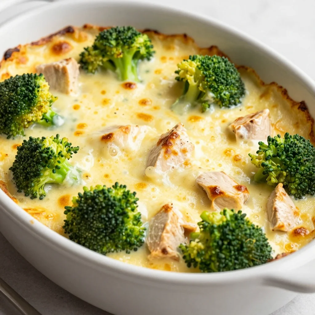 Cheesy Chicken and Broccoli Bake for a Winter Comfort Meal