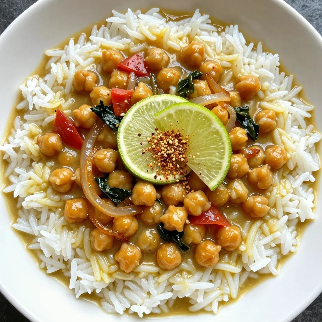 Pantry Clean-Out Chickpea Curry for Weeknight