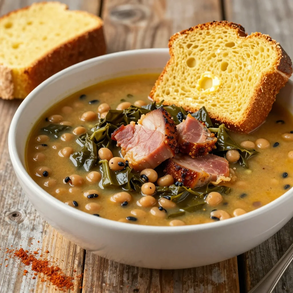 MLK Day Quick Freezer Black Eyed Pea Soup for Good Luck Vibes