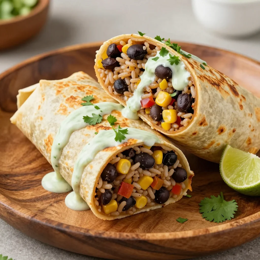 Pantry Clean-Out Canned Black Bean Burrito