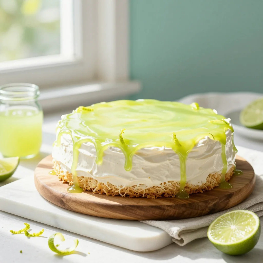 Key Lime Poke Cake
