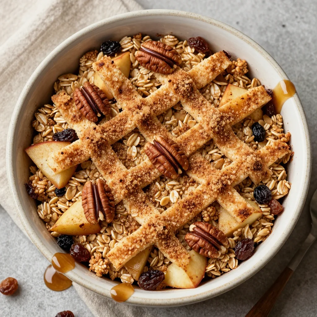 Warm Apple Cinnamon Baked Oatmeal for a January Treat