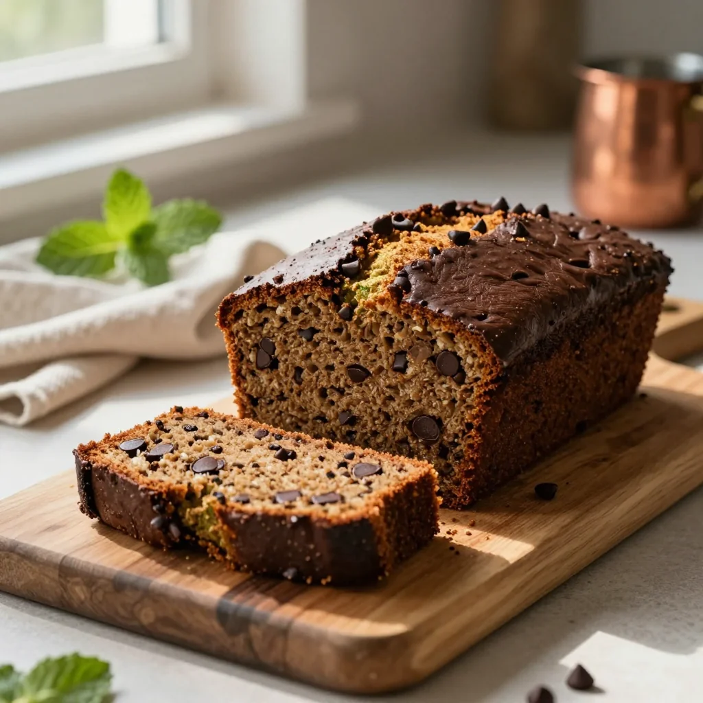 Chocolate Zucchini Bread with Chocolate Chips