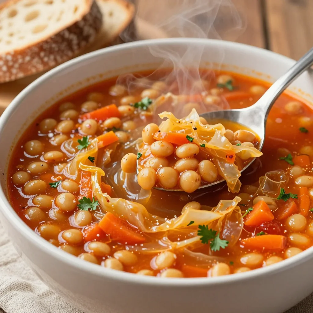 onepot lentil and cabbage soup perfect for family meal prep