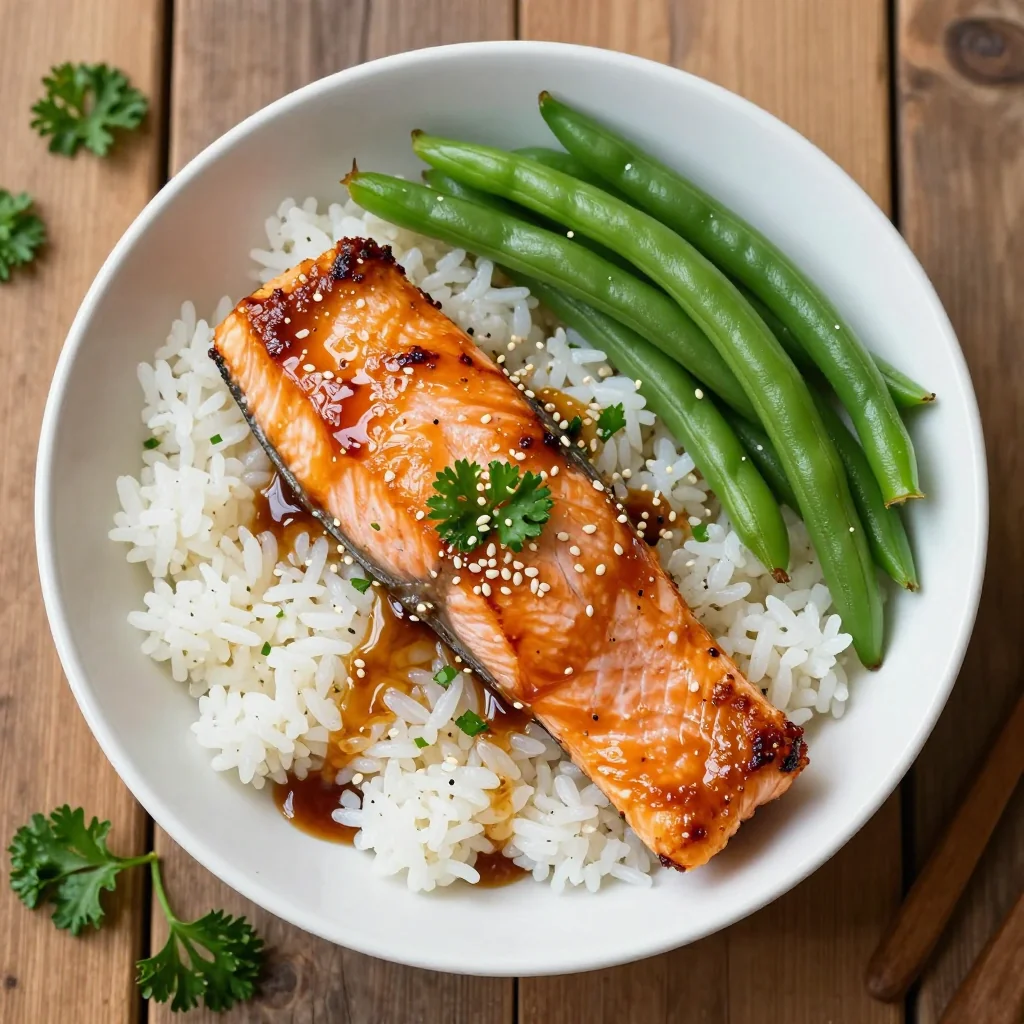 Honey Garlic Salmon and Rice for Easy Family Dinners Tonight