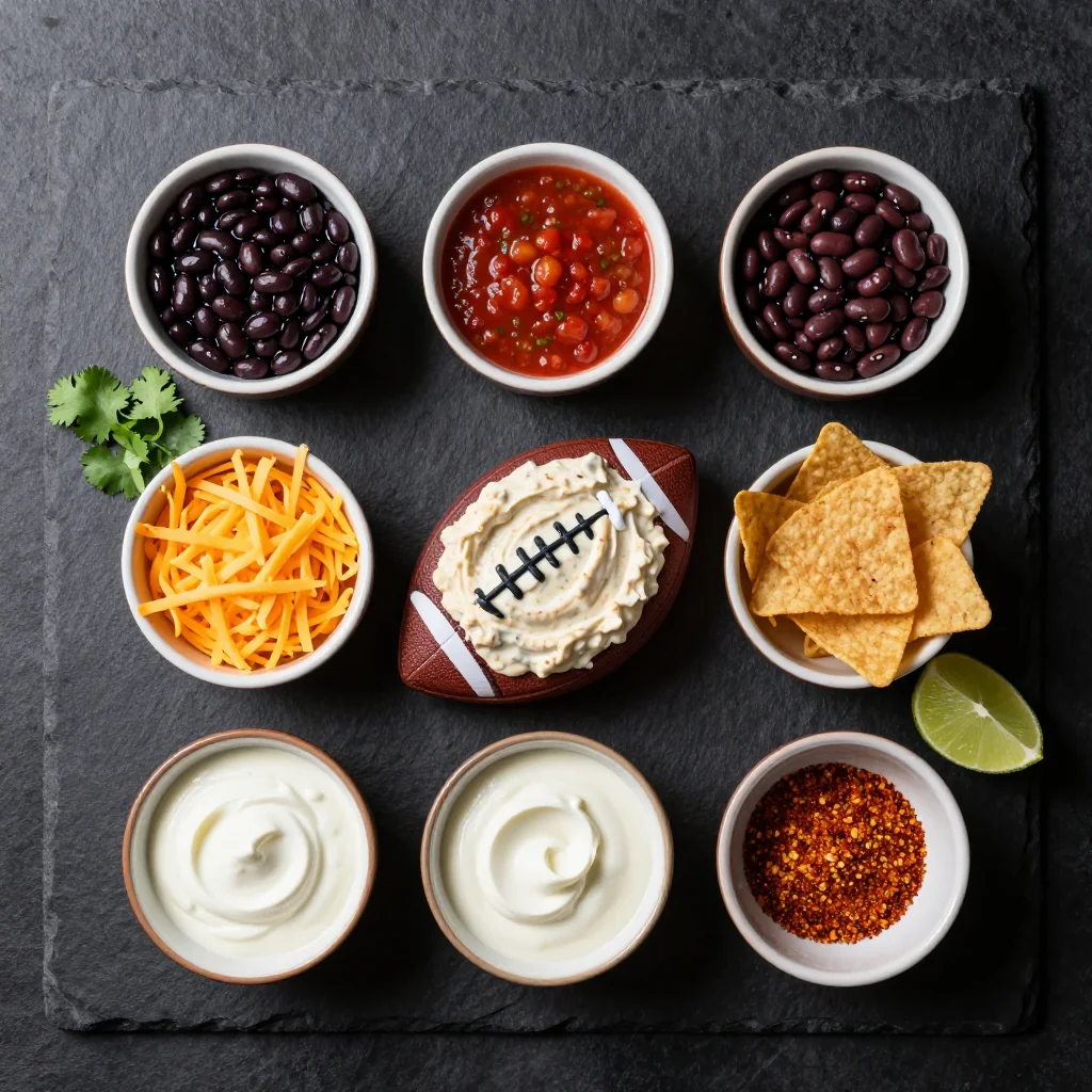 Budget pantry ingredients for bean dip