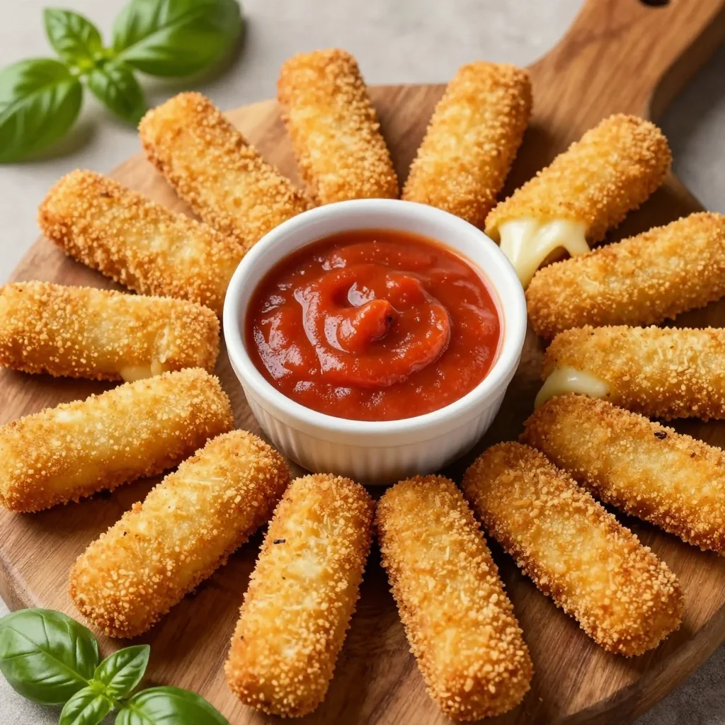 Kid-Friendly Freezer Mozzarella Sticks for Party Appetizers