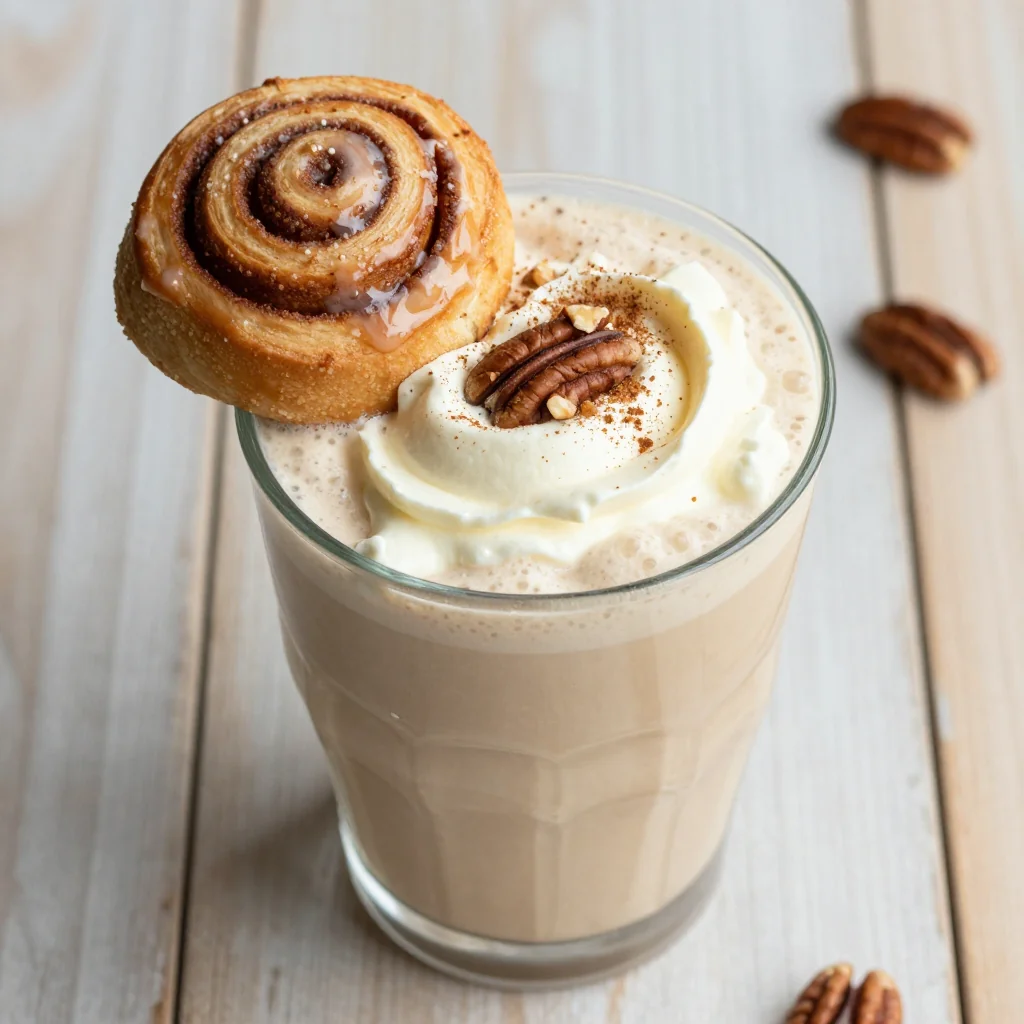 Keto Cinnamon Roll Smoothie for a Breakfast Drink