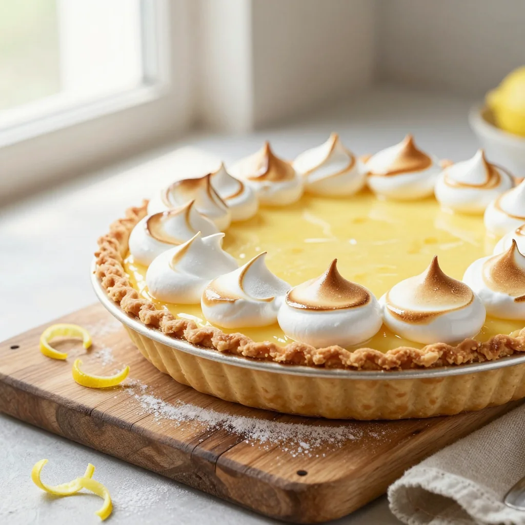 Lemon Meringue Pie with Homemade Crust